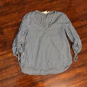 Cotton striped blouse